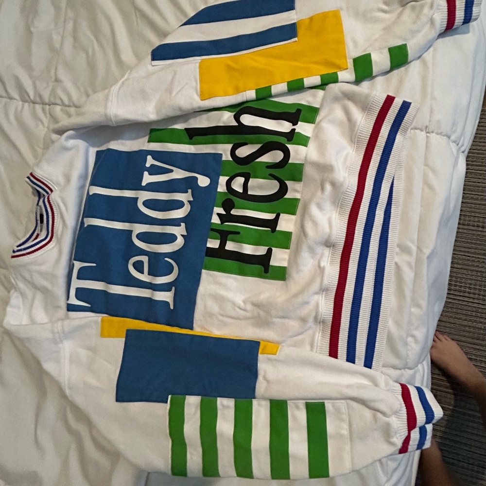 Teddy Fresh Colorful Striped Sweatshirt